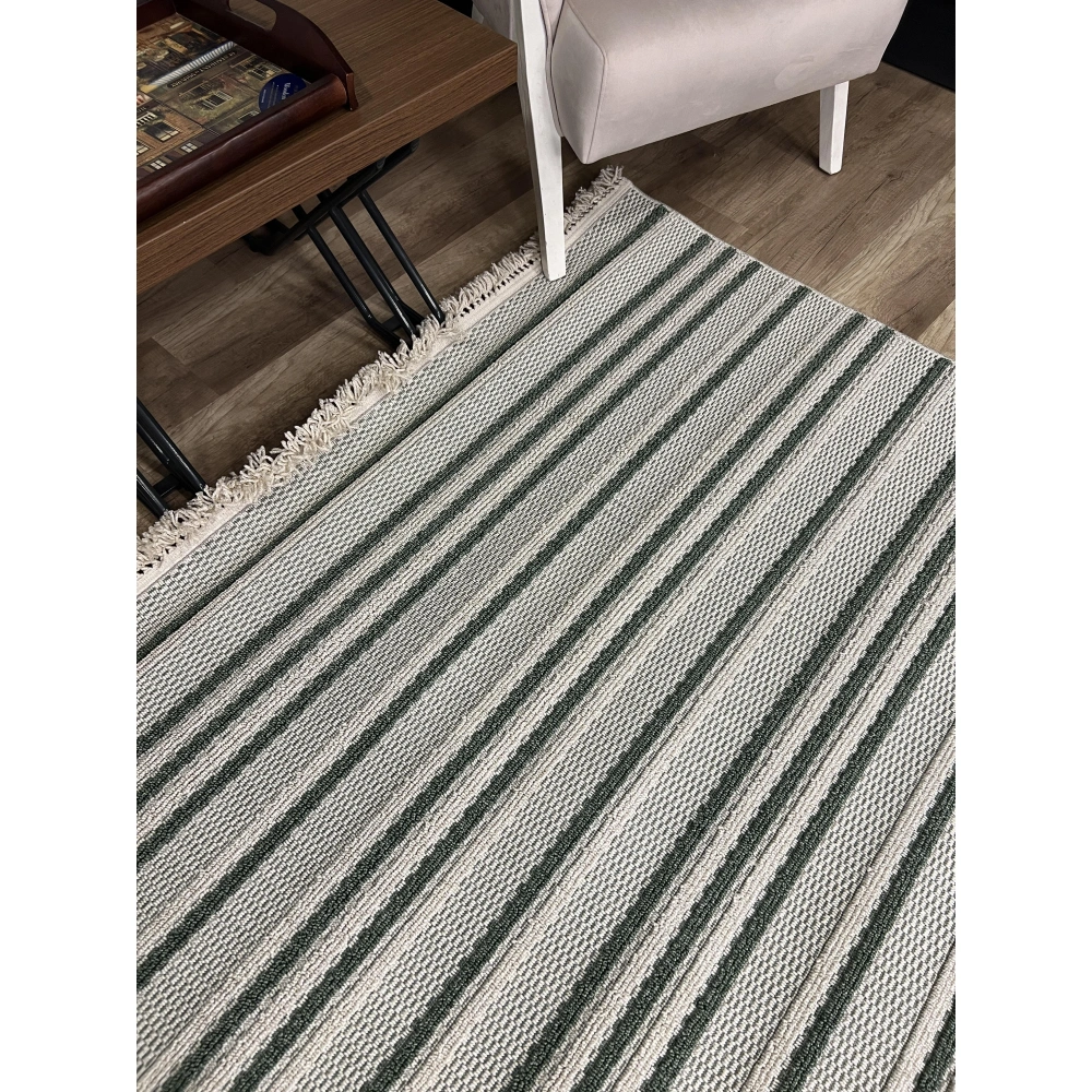 Sanat Halı Rio 3919 Yeşil İskandinav Halı