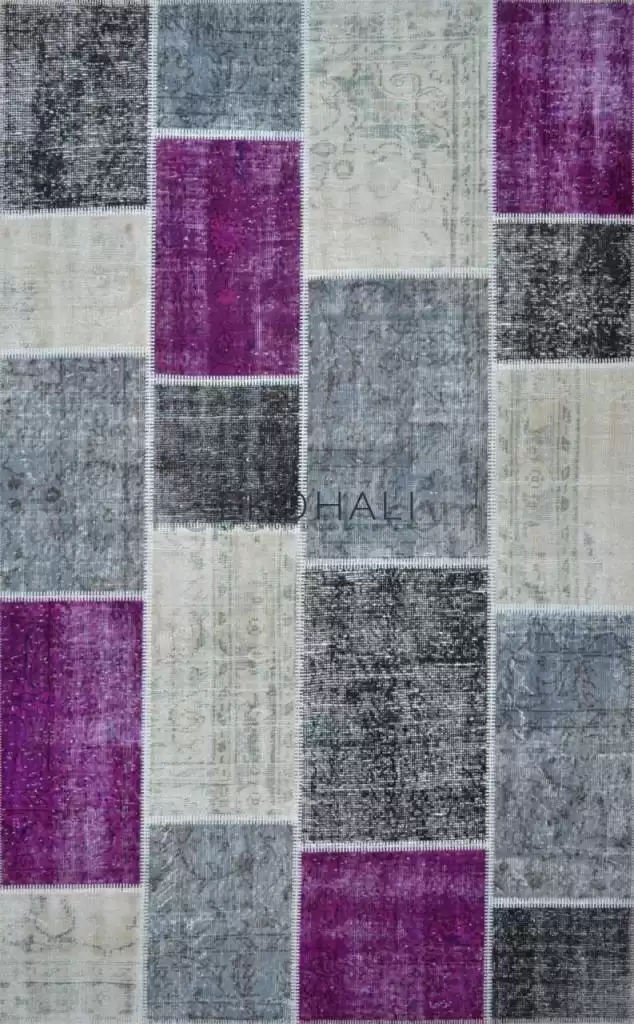 Hoom Rugs Kırkyama 101 Purple Multy El Dokuma Kilim