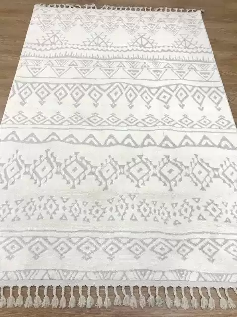 Hoom Rugs Viking 1612 Beyaz Modern Halı