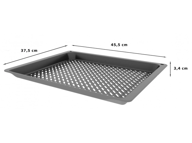 Bosch HEZ629070 Air Fry & Grill tray 34 x 455 x 375 mm Antrasit