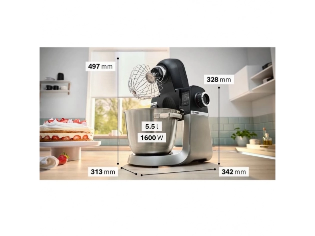Bosch MUMS6ZS00 1600 W 5.5 Lt Mutfak Şefi