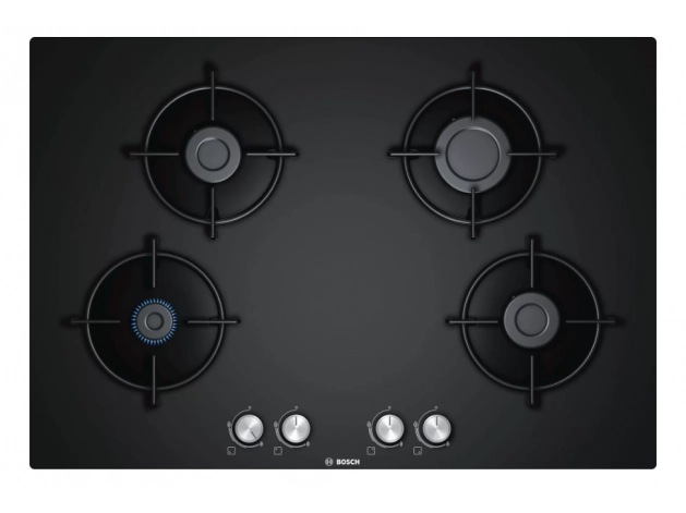 Bosch PNP7B6O10O 75 cm Siyah Cam Ankastre Ocak
