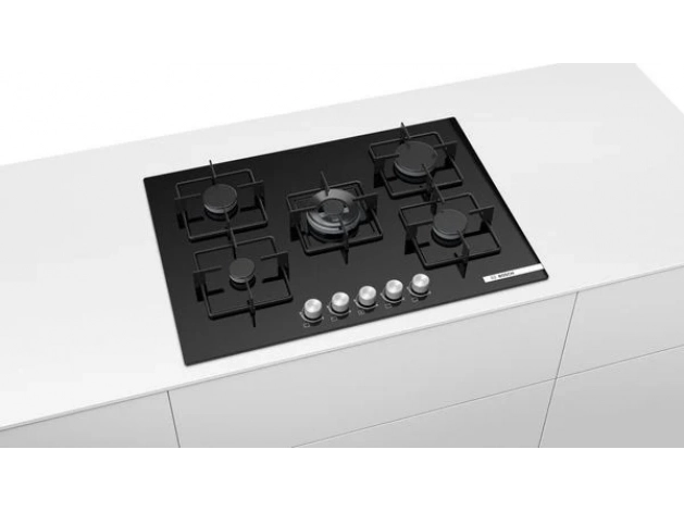 Bosch PNQ7B6O12O Wok Gözlü Siyah Cam Ankastre Ocak