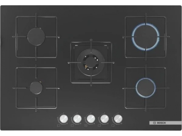 Bosch PNQ7B6O12O Wok Gözlü Siyah Cam Ankastre Ocak