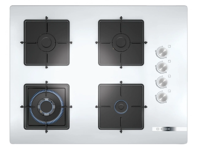 Bosch POH7C2O12O 67 cm Beyaz Cam Ankastre Ocak