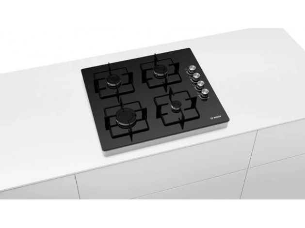 Bosch POP0C6O12O Siyah Cam Set Üstü Ocak