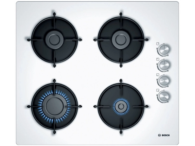 Bosch POP6C2O10O 60 cm Beyaz Cam Ankastre Ocak