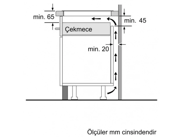 Bosch PUG61KAA5E İndüskiyonlu Siyah Ankastre Ocak