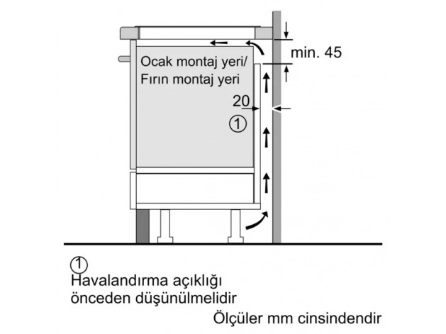 Bosch PUG61KAA5E İndüskiyonlu Siyah Ankastre Ocak