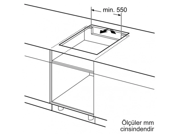 Bosch PUG61KAA5E İndüskiyonlu Siyah Ankastre Ocak
