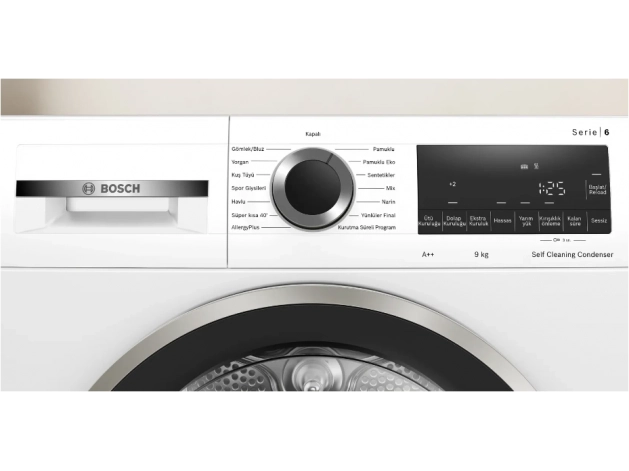 Bosch WQG244C1TR 9 kg Çamaşır Kurutma Makinesi