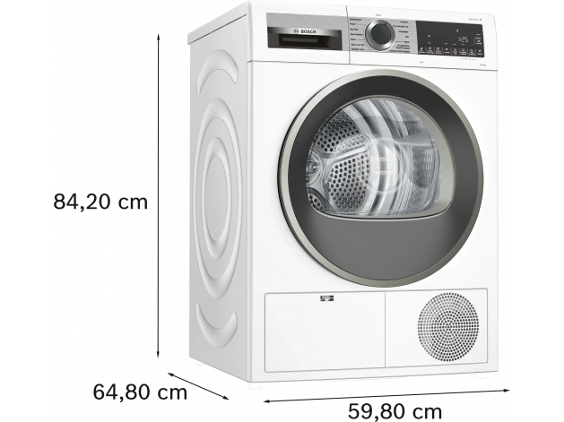 Bosch WQG25100TR Serie 4 Isı Pompalı Kurutma Makinesi 10 kg