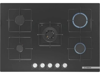Bosch PNQ7B6O12O Wok Gözlü Siyah Cam Ankastre Ocak