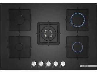 Bosch PNQ7B9O12O Wok Gözlü Siyah Cam Ankastre Ocak