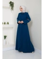Nakış İşlemeli Büyük Beden Ferace