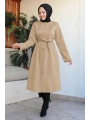 Kuşaklı SÜET Kumaş Kap