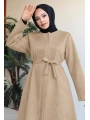 Kuşaklı SÜET Kumaş Kap