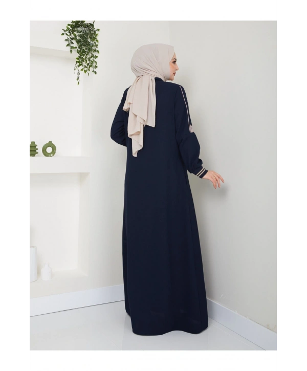 Biyeli Büyük Beden Ferace