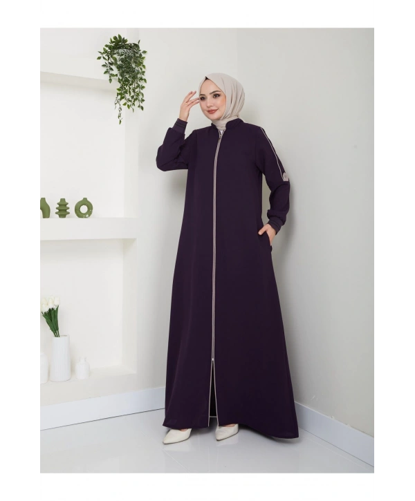 Biyeli Büyük Beden Ferace