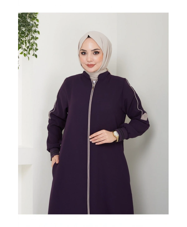 Biyeli Büyük Beden Ferace