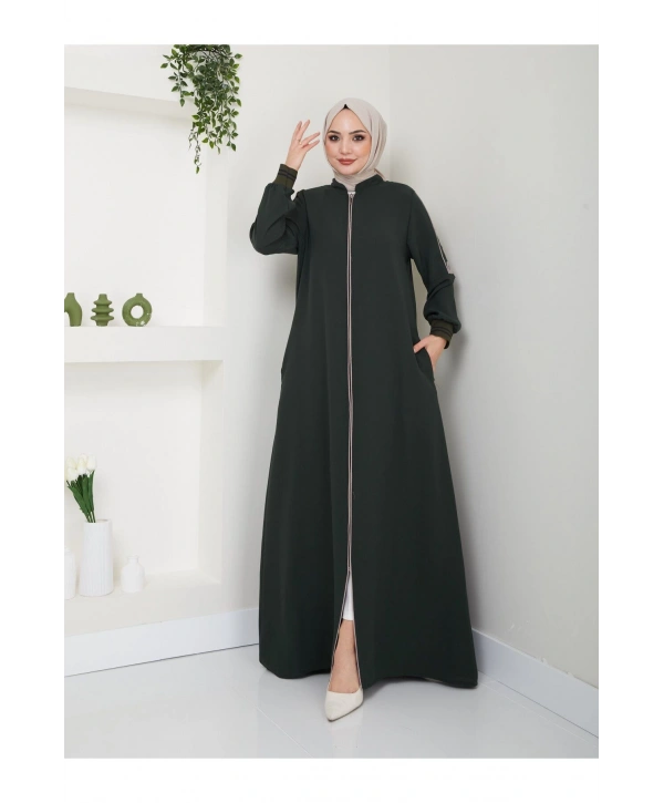 Biyeli Büyük Beden Ferace