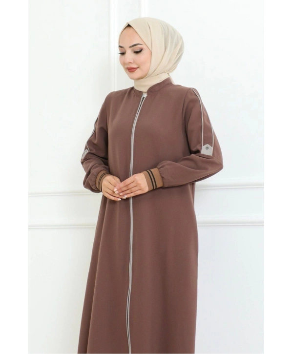 Biyeli Büyük Beden Ferace