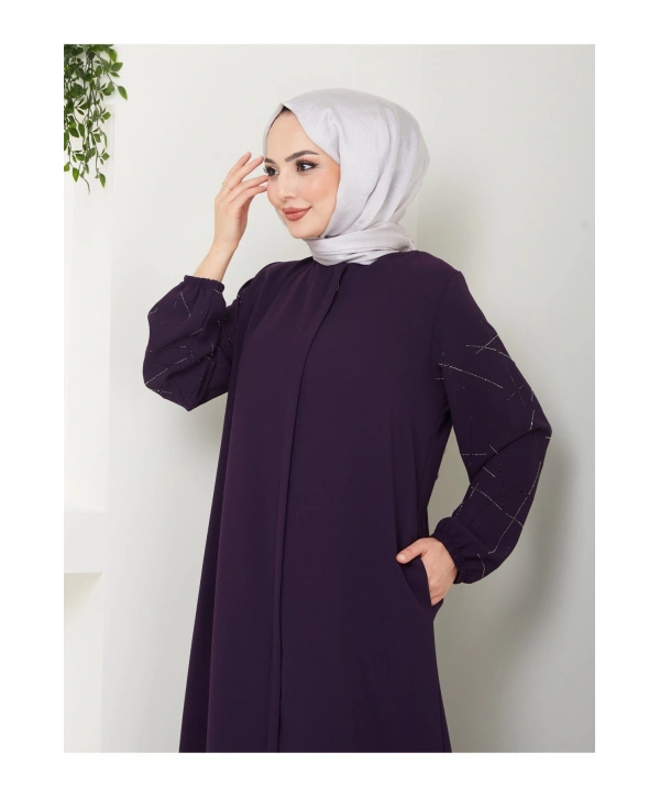 Kol Taş Detaylı ferace