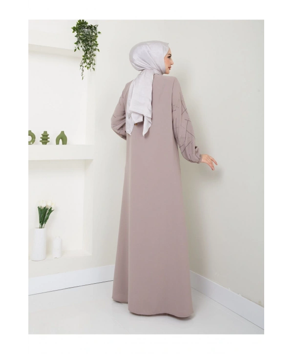 Kol Taş Detaylı ferace