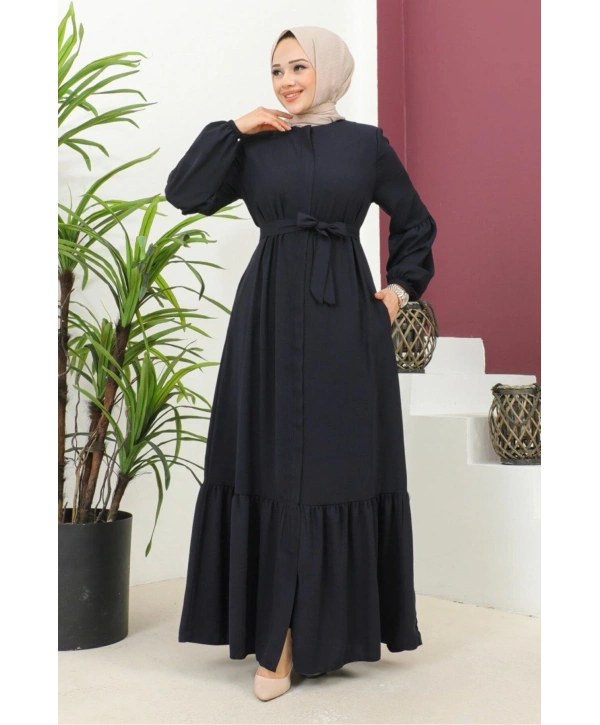 Önü Patlı Kemerli Ferace