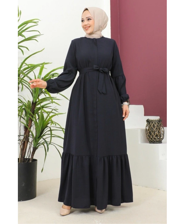 Önü Patlı Kemerli Ferace