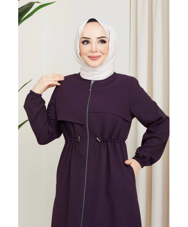 Bağlamalı Önü Pat Detaylı Ferace