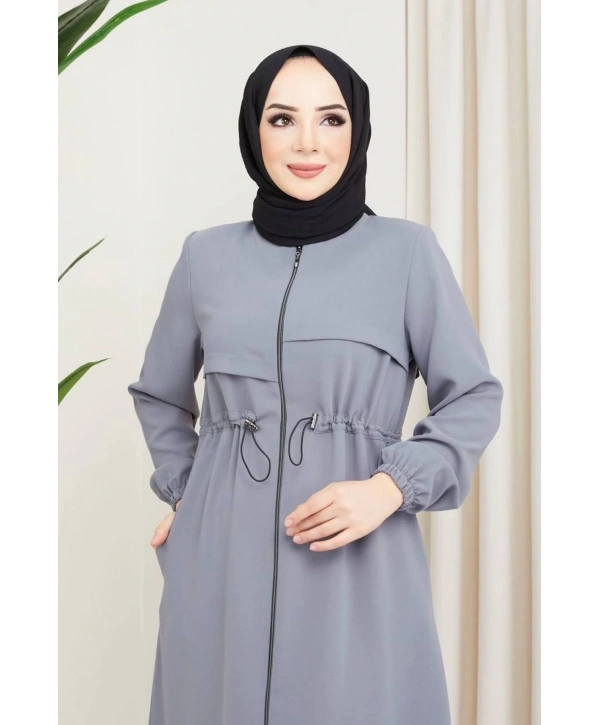 Bağlamalı Önü Pat Detaylı Ferace