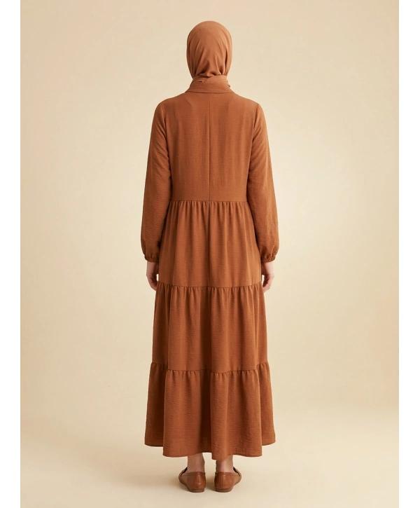 Kat Katlı Ferace - Kiremit / F0147