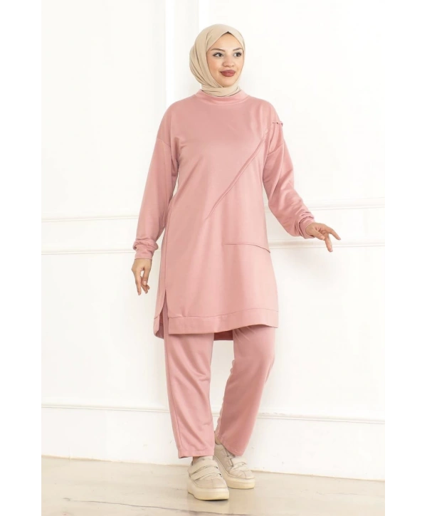 Alt -Üst İkili Takım - Pudra