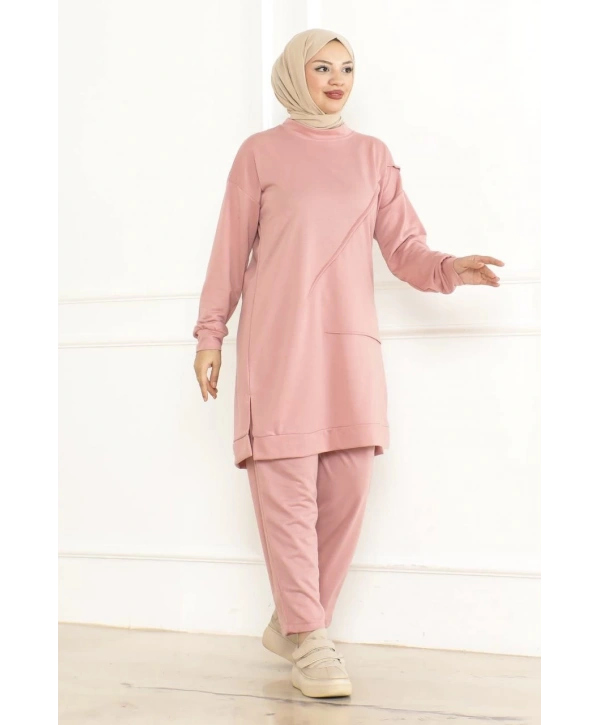 Alt -Üst İkili Takım - Pudra