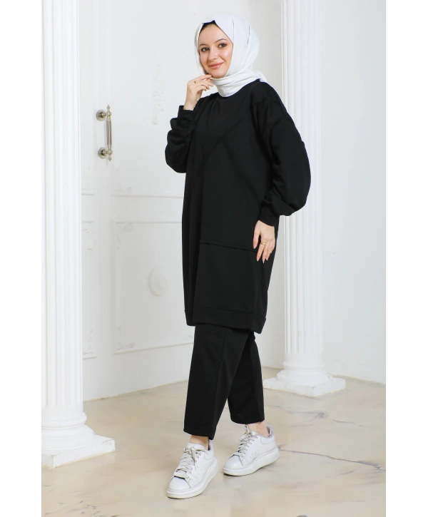 Alt -Üst İkili Takım - Siyah