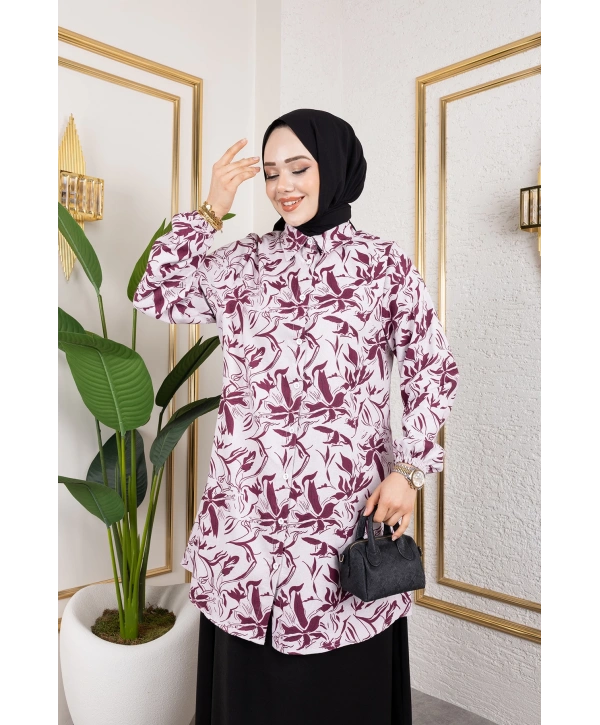 Etekli İkili Takım - Bordo / T0106