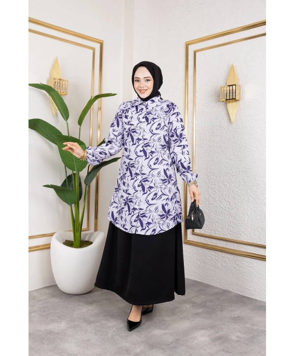 Etekli İkili Takım - Mavi / T0106