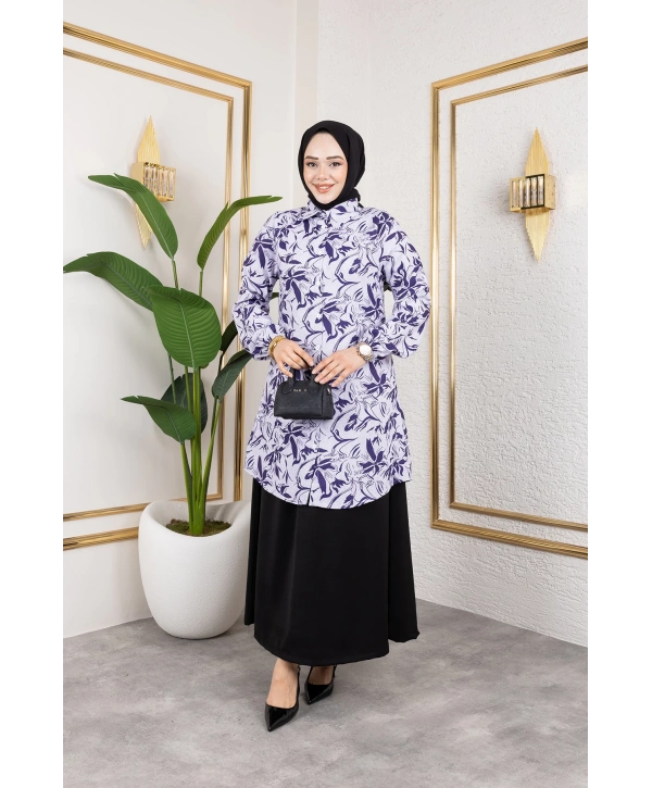 Etekli İkili Takım - Mavi / T0106