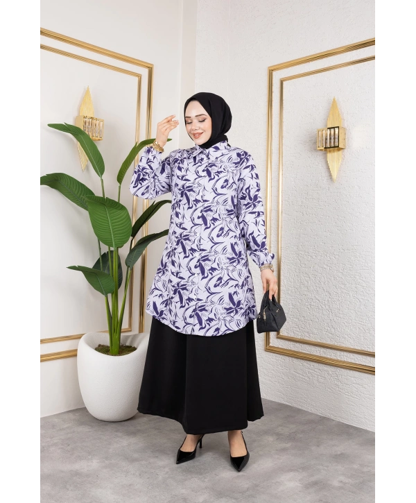 Etekli İkili Takım - Mavi / T0106