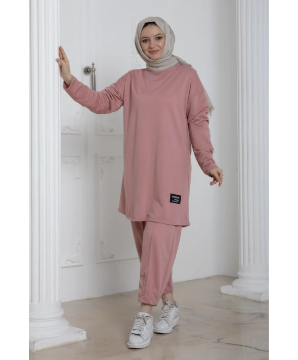 Tesettür 2li takım - Pudra