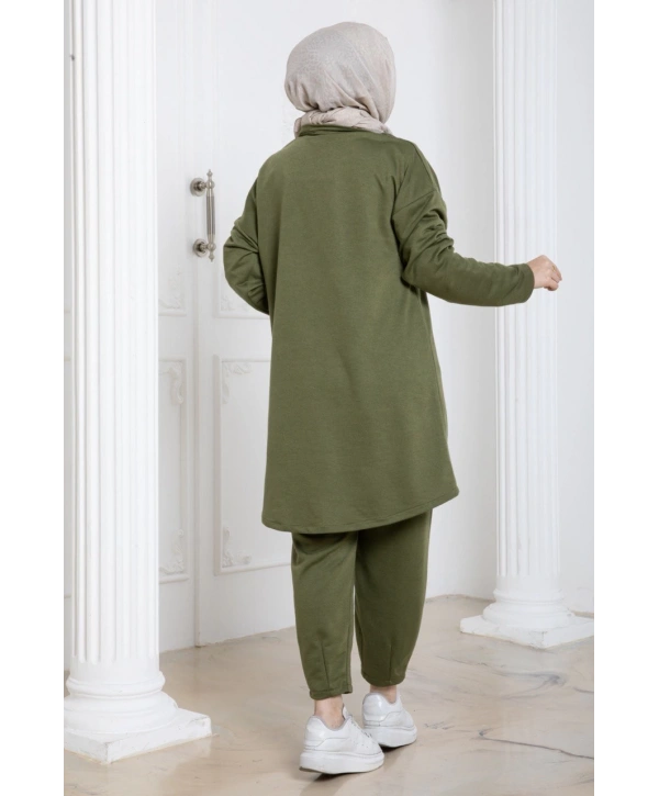 Tesettür 2li takım - Yeşil