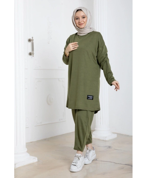 Tesettür 2li takım - Yeşil