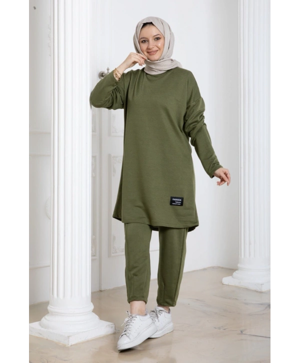 Tesettür 2li takım - Yeşil