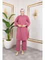 Aerobin Kumaş İkili Takım - Gül Kurusu / T0109