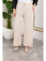 Beli Lastikli Salaş Ayrobin Pantolon - Vizon / A0103