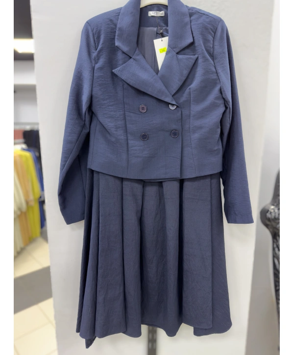 Etekli İkili Takım - Lacivert / T0111