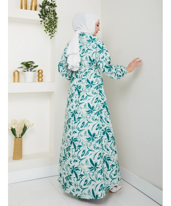 Yeni Sezon Yeşil Elbise / E0132