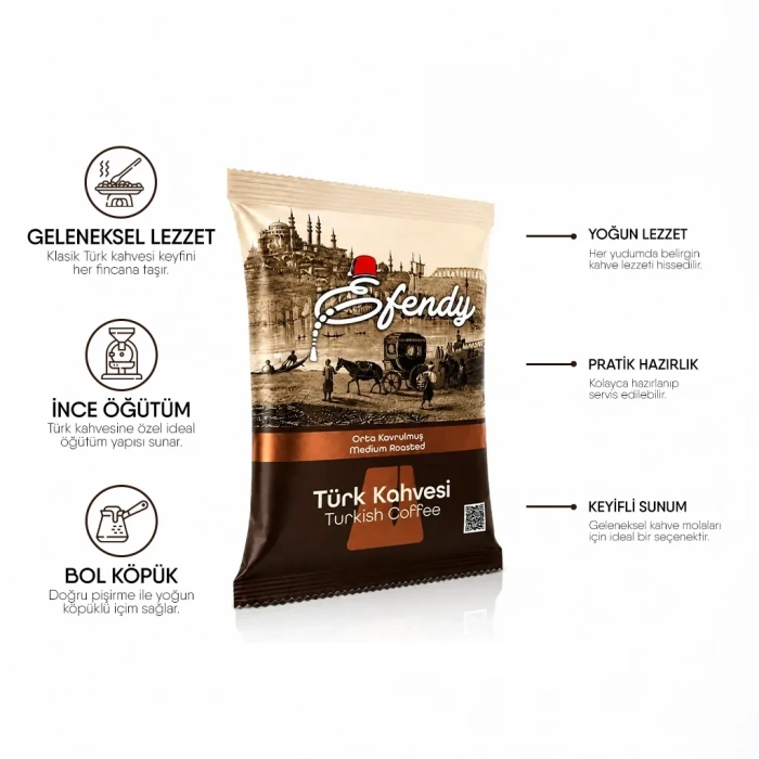 SHAZEL ORTA KAVRULMUŞ TÜRK KAHVESİ 100 GR