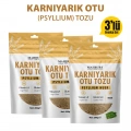 Karnıyarık Otu Tozu (Psyllium Husk) 3x200gr – Yüksek Lif